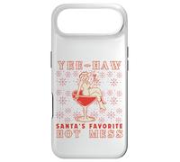 Carcasa para iPhone Air Yee-Haw, Santa's Favorite Hot Mess Funny Western Cowgirl Chr