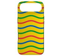 Carcasa para iPhone Air Yellow Blue Green Red Wavy Mauritius Colorful Pattern