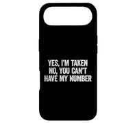 Carcasa para iPhone Air Yes I'm Taken No You Can't Have My Number