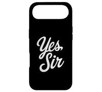 Carcasa para iPhone Air Yes Sir Kinky Lifestyle Submissive Play Statement