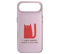 Carcasa para iPhone Air Yo era Feliz Hace Tres Vidas (Declaración Divertida del Gato)