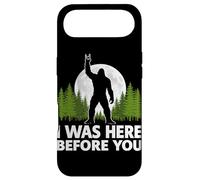 Carcasa para iPhone Air Yo estuve aquí Antes de ti Bigfoot Rock On Rock and Roll Forest