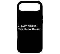 Carcasa para iPhone Air Yo Juego Juegos Que quemas la Cena Divertida Cita de Jugador