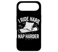 Carcasa para iPhone Air Yo Paseo Duro, Siesta más Duro Snowboard Humor