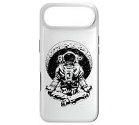 Carcasa para iPhone Air Yoga Astronauta Luna Creciente Ciencia Espacial Meditación Zen