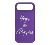 Carcasa para iPhone Air Yoga & Puppies Namastay Home with Dog Doing Yoga Lovers Yogi