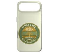 Carcasa para iPhone Air Yoga Vida Mente Cuerpo Alma Vintage Retro Regalo para Yogis