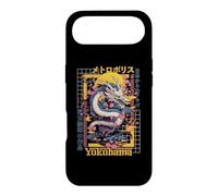 Carcasa para iPhone Air Yokohama City Synthwave 80s Dragón Asiático Vaporwave