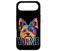 Carcasa para iPhone Air Yorkshire Terrier Cara De Perro Colorido Yorkie Hombres Mujeres Negro