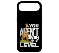 Carcasa para iPhone Air You Arent Even On My Level Funny Tall Giraffe Juego de Palabras sarcástico