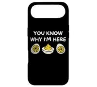 Carcasa para iPhone Air You Know Why I'm Here Funny Foodie Deviled Eggs Men Women