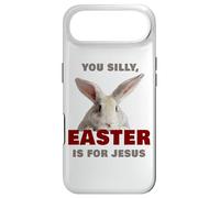 Carcasa para iPhone Air You Silly, Easter is for Jesus - Cute Christian Faith Bunny