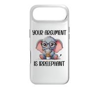 Carcasa para iPhone Air Your Argument is Irrelephant Coffee Cup Funny Elephant White