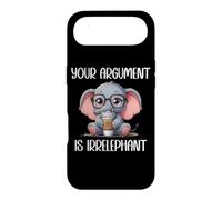 Carcasa para iPhone Air Your Argument is Irrelephant Coffee Cup Funny Elephant Women