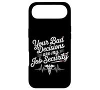 Carcasa para iPhone Air Your Bad Decisions Are My Job Security Médico del Hospital -
