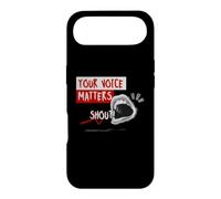 Carcasa para iPhone Air Your Voice Matters, Graphic Saying