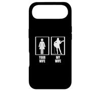 Carcasa para iPhone Air Your Wife My Wife Funny Women Guitarrista acústica