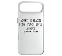 Carcasa para iPhone Air Youre The Reason I Don't Punch People At Work Funny Coworker