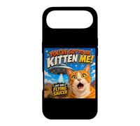 Carcasa para iPhone Air You've Got To Be Kitten Me Funny Cat UFO Flying Saucer