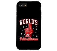 Carcasa para iPhone SE (2020) / 7/8#1 Public Librarian World - Gráfico de Dedos de Espuma número uno