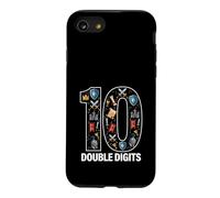 Carcasa para iPhone SE (2020) / 7/8 10 Caballeros y Castillo Cumpleaños Doble Dígitos