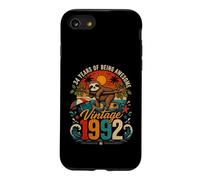 Carcasa para iPhone SE (2020) / 7/8 34th Birthday Retro Sloth Tropical Vintage 1992 34 Years Old