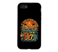 Carcasa para iPhone SE (2020) / 7/8 47th Birthday Retro Sloth Tropical Vintage 1979 47 Years Old