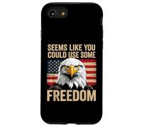 Carcasa para iPhone SE (2020) / 7/8 4th of July US Flag Eagle You Could Use Some Freedom Meme