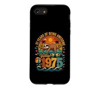 Carcasa para iPhone SE (2020) / 7/8 51st Birthday Retro Sloth Tropical Vintage 1975 51 Years Old