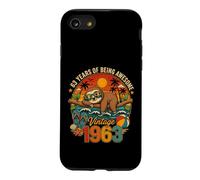 Carcasa para iPhone SE (2020) / 7/8 64th Birthday Retro Sloth Tropical Vintage 1962 64 Years Old