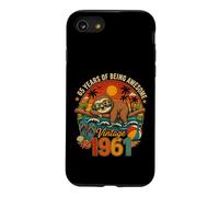 Carcasa para iPhone SE (2020) / 7/8 66th Birthday Retro Sloth Tropical Vintage 1960 66 Years Old