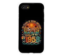 Carcasa para iPhone SE (2020) / 7/8 68th Birthday Retro Sloth Tropical Vintage 1958 68 Years Old