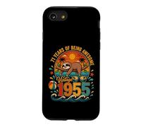 Carcasa para iPhone SE (2020) / 7/8 71st Birthday Retro Sloth Tropical Vintage 1955 71 Years Old