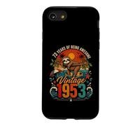 Carcasa para iPhone SE (2020) / 7/8 73rd Birthday Retro Sloth Tropical Vintage 1953 73 Years Old
