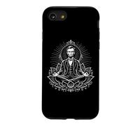 Carcasa para iPhone SE (2020) / 7/8 Abraham Lincoln meditando en posición de Loto Zen