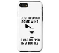 Carcasa para iPhone SE (2020) / 7/8 Acabo de rescatar un Poco de Vino, Estaba Atrapado en una Botella Divertido