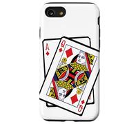 Carcasa para iPhone SE (2020) / 7/8 Ace & Queen of Diamonds 21st Birthday Twenty One Years Old
