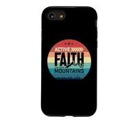 Carcasa para iPhone SE (2020) / 7/8 Active Faith Can Move Mountains Christian Men Women Kids