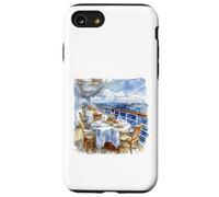 Carcasa para iPhone SE (2020) / 7/8 Acuarela Cubierta de Crucero Comedor Vista del Velero