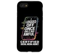 Carcasa para iPhone SE (2020) / 7/8 Adicto a Las Redes sociales se desconectó una Vez Que el teléfono Humor Meme