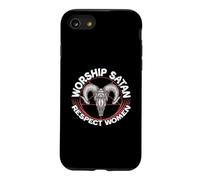 Carcasa para iPhone SE (2020) / 7/8 Adoración Satanás Respeto Mujeres Feminista Satanista Satánico