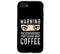 Carcasa para iPhone SE (2020) / 7/8 Advertencia Habla Espontáneamente de Café Anime