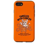 Carcasa para iPhone SE (2020) / 7/8 Agosto Apéndice Concientización sobre el Cáncer Cinta Naranja Cat Hope