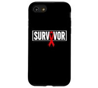 Carcasa para iPhone SE (2020) / 7/8 Aids Survivor VIH Red Ribbon Aids Warrior - Día Mundial del SIDA