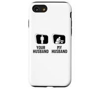 Carcasa para iPhone SE (2020) / 7/8 Ajedrez Jugador Tu Marido Mi Esposo Esposa Divertido Ajedrez