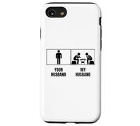 Carcasa para iPhone SE (2020) / 7/8 Ajedrez Jugador Tu Marido Mi Esposo Esposa Divertido Ajedrez