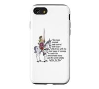 Carcasa para iPhone SE (2020) / 7/8 Alcanza Las Estrellas inalcanzables Better World Don Quijote Cita