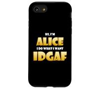 Carcasa para iPhone SE (2020) / 7/8 Alice Joke Idgaf Meme Funny Halloween Costume For Alices