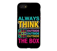 Carcasa para iPhone SE (2020) / 7/8 Always Think Outside The Box Illustration Graphic Designs