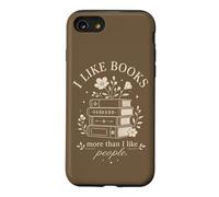 Carcasa para iPhone SE (2020) / 7/8 Amante de los Libros Lectura Bibliófilo Lector de Gusanos de